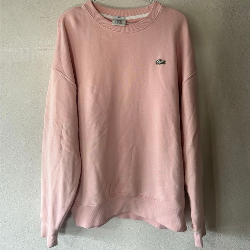 UNISEX Live Logo Lacoste Oversized Sweatshirt